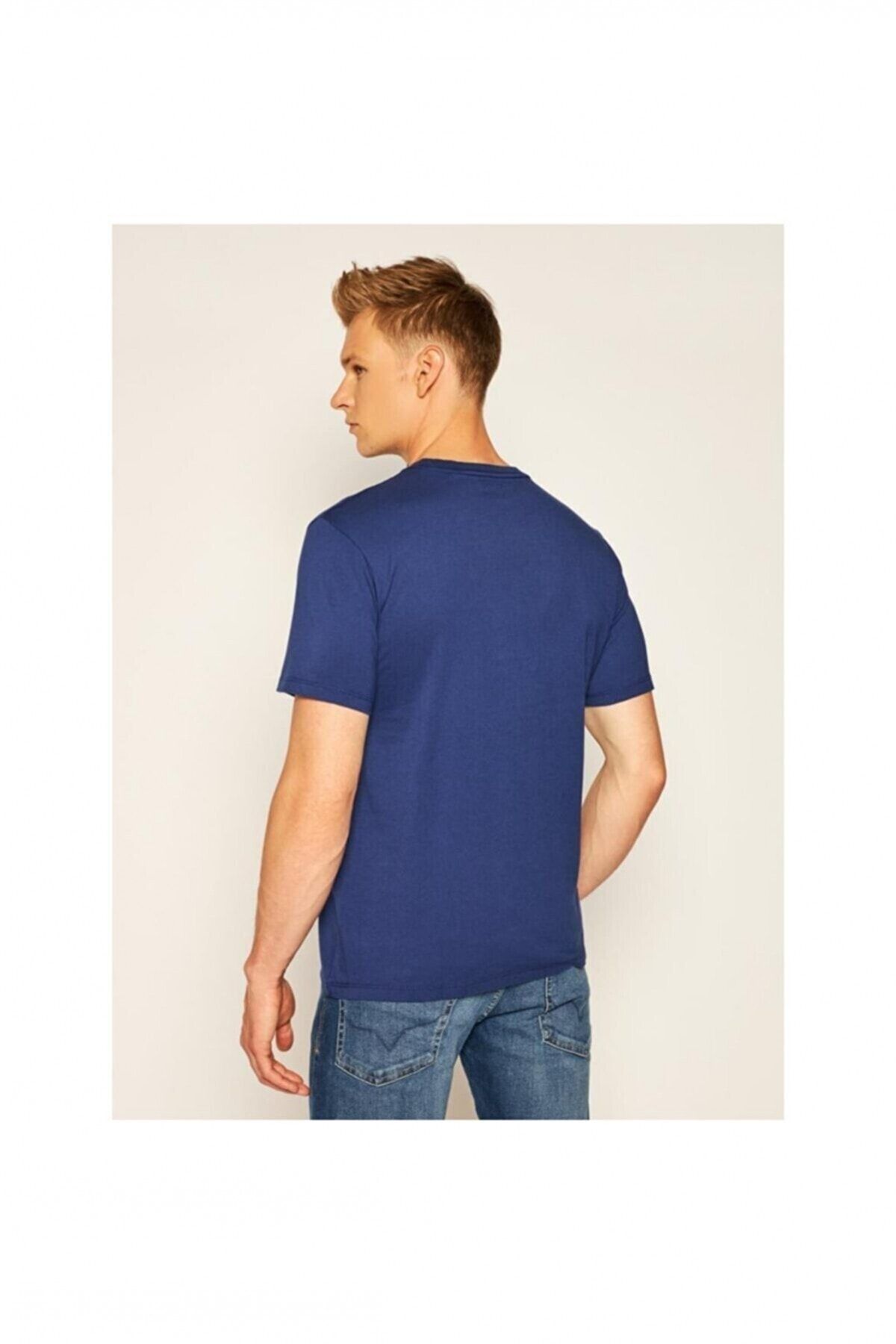 تی شرت آبی مردانه اصلی HouseMark Navy 56605 0062 Levi's