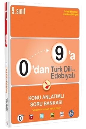0'dan 9'a Türk Dili Ve Edebiyatı Konu Anlatımlı Soru Bankası 9786257381444