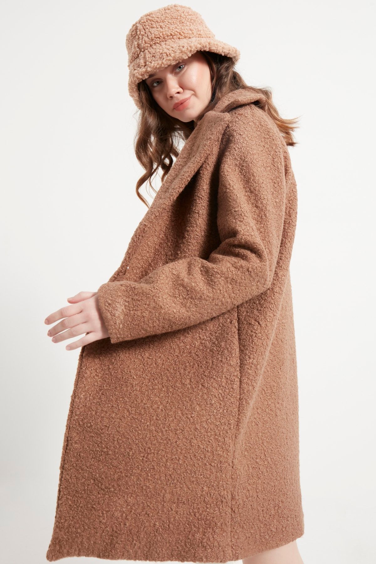 Asda hot sale boucle coat