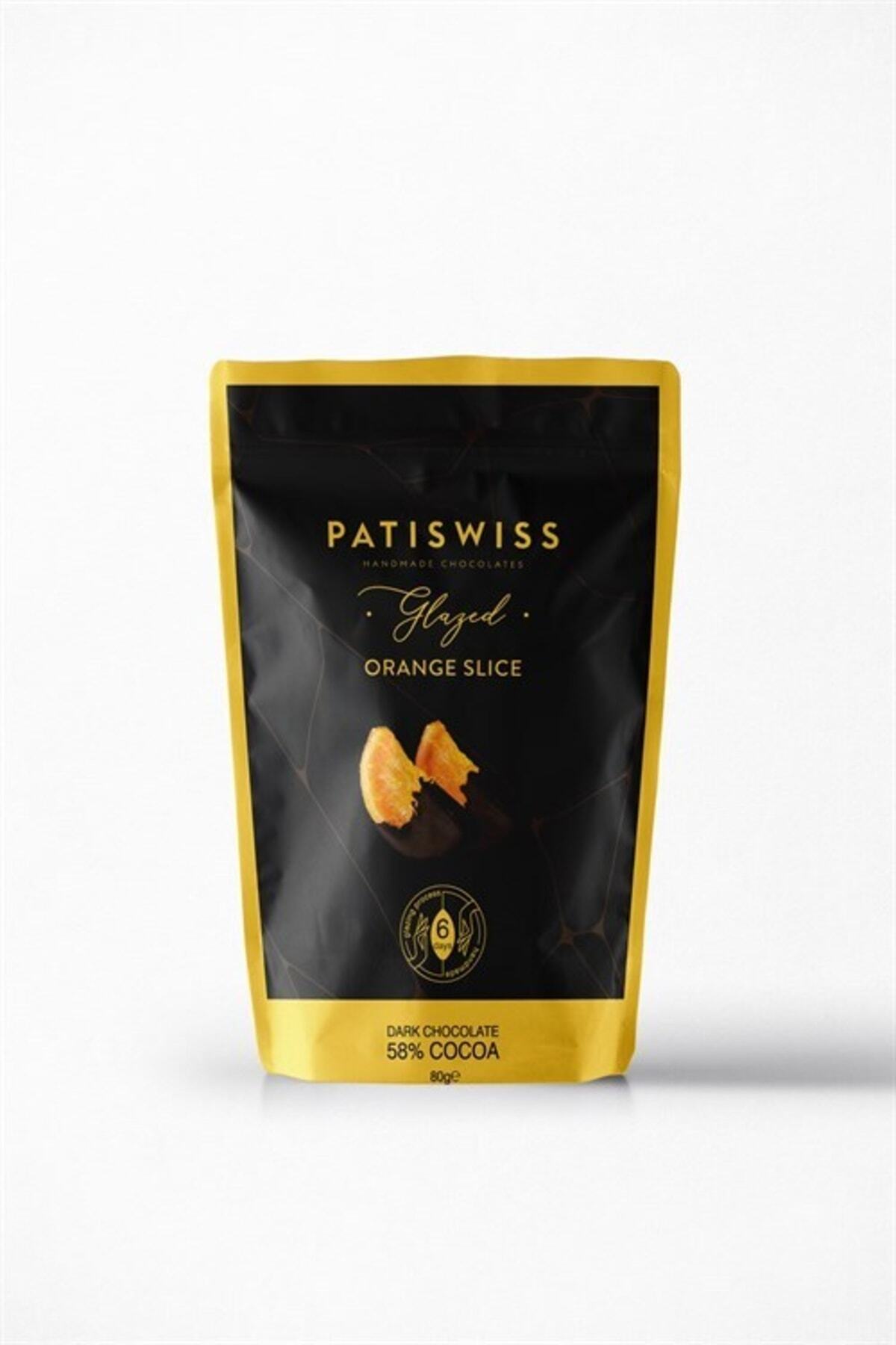 Patiswiss Glazed Bitter Çikolatalı Portakal Dilimi