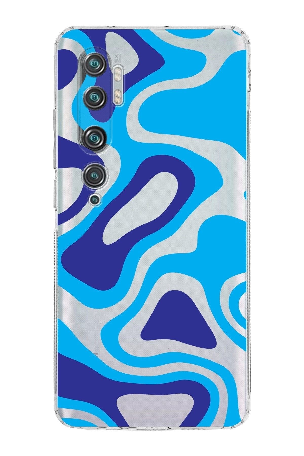 Xiaomi Poco X3 Kamera Korumalı Kapak Renkli Desen Tasarımlı Şeffaf Kılıf