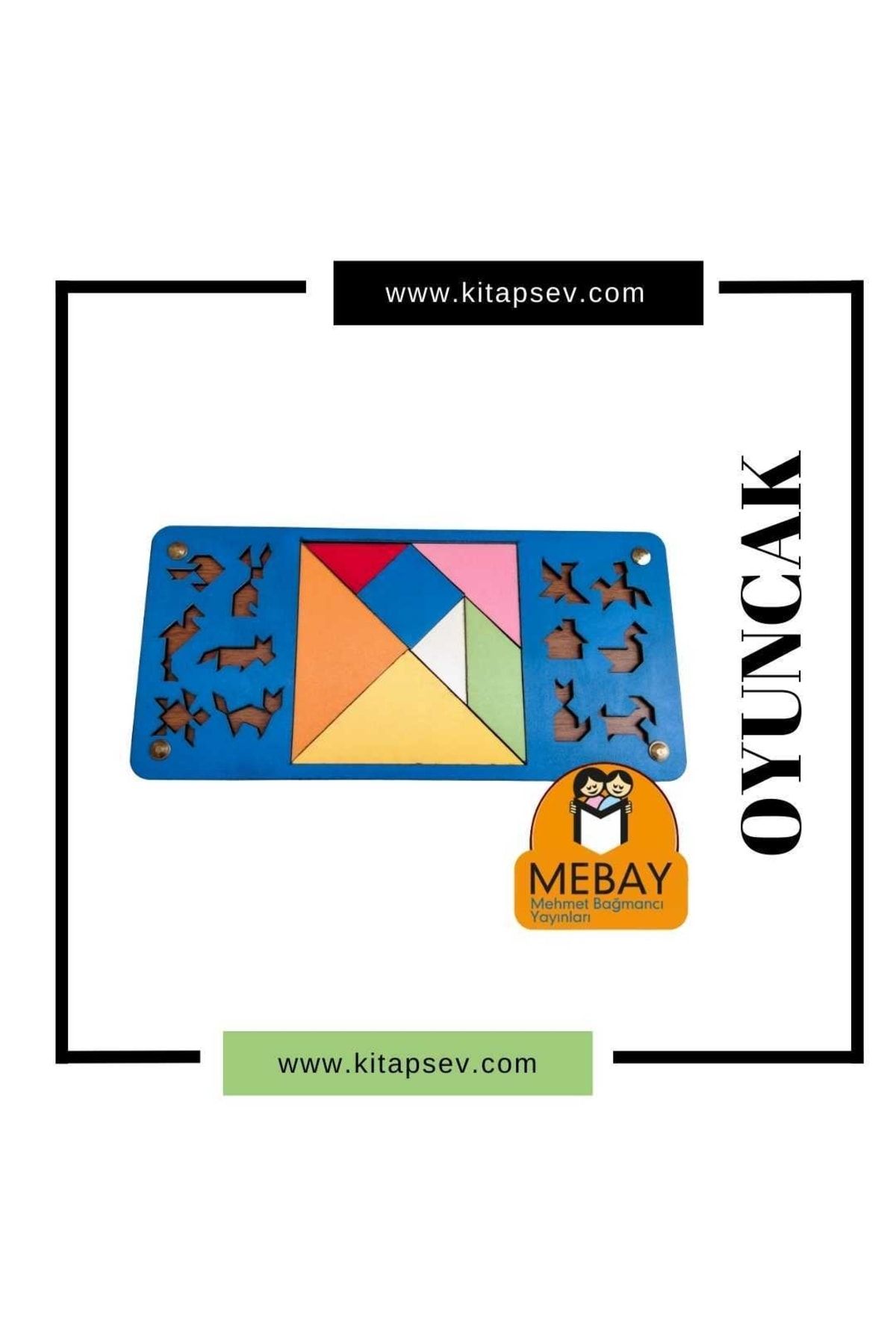 kitapsev Ahşap Tangram