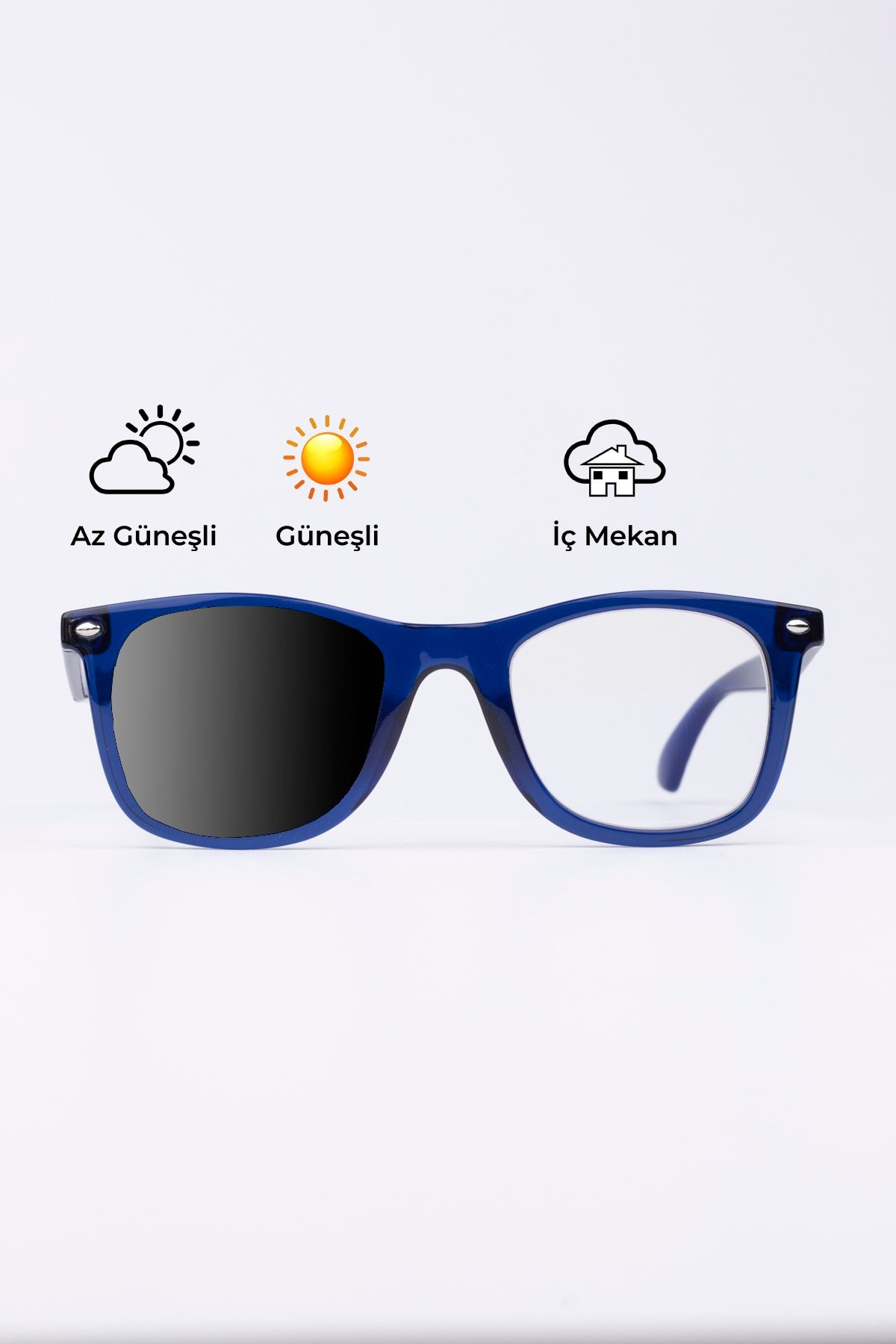 Focus On Sunglasses Dark blue Geometric