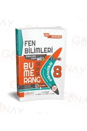 Günay Yayınları Bumerang 8. Sınıf Fen Bilimleri gny-bmrfen