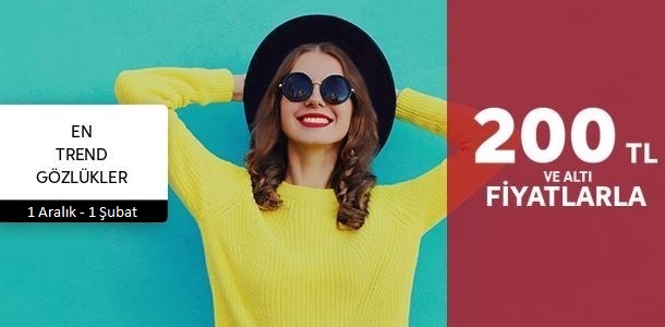 200 TL ve Altı G&ouml;zl&uuml;kler