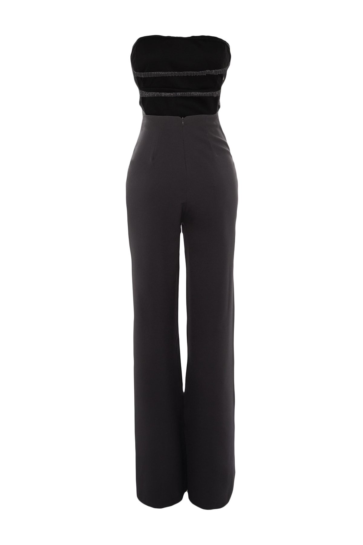 Black palazzo jumpsuit 2025
