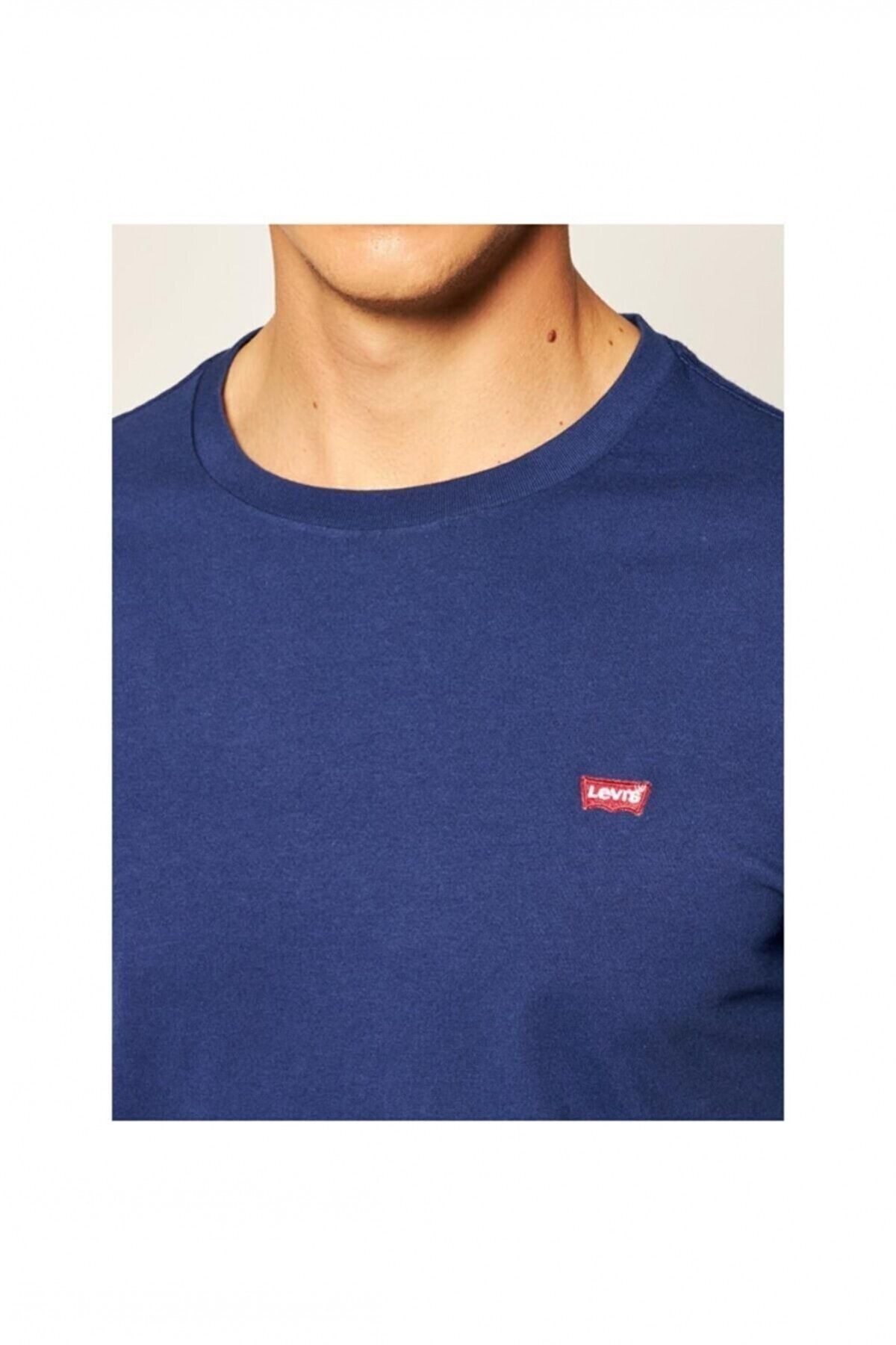 تی شرت آبی مردانه اصلی HouseMark Navy 56605 0062 Levi's