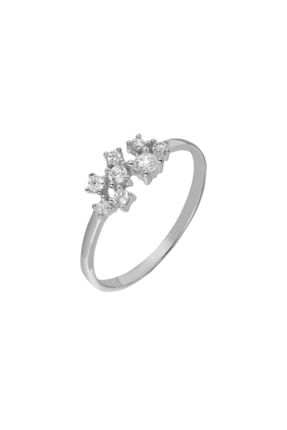 Gümüş Taşlı Kadın Yüzük Mini Eklem Yüzüğü Ed70by ehy-ed70by