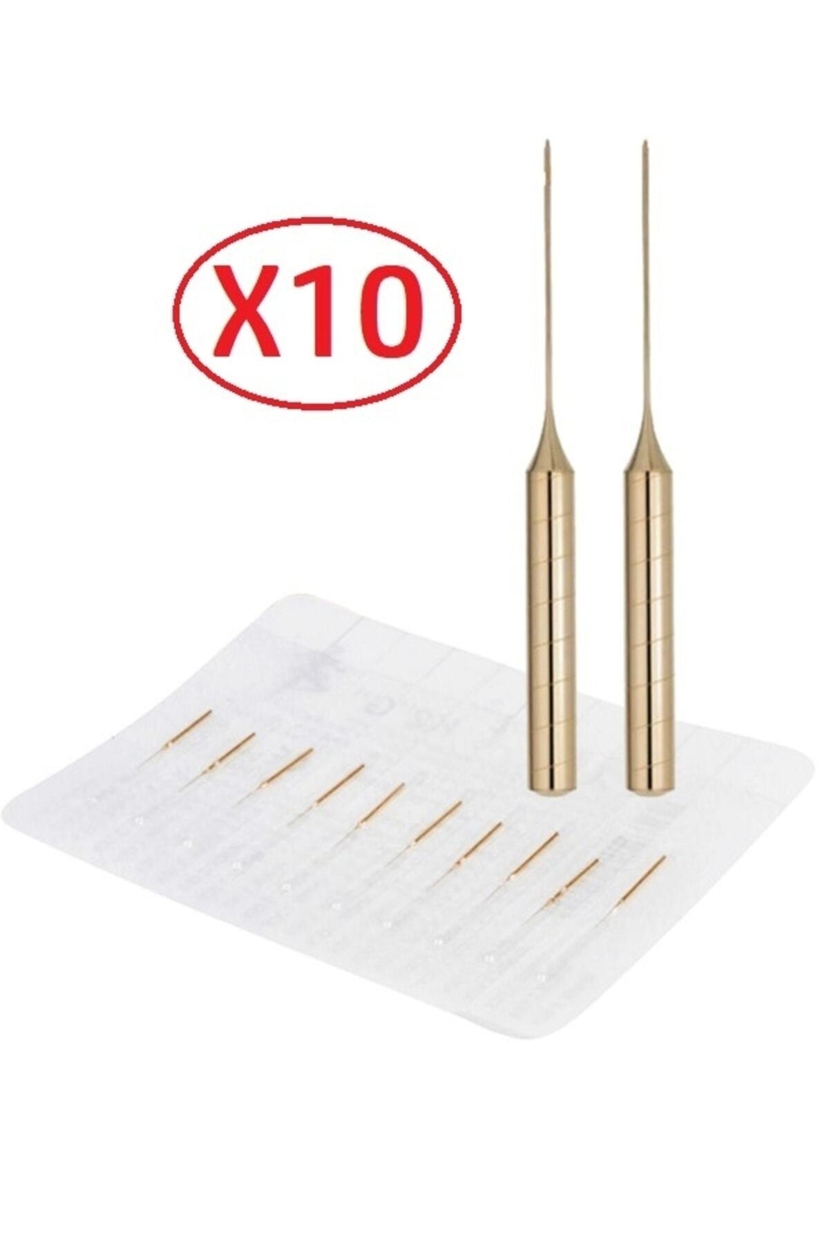 Genel Markalar K2 Altın Epilasyon Iğnesi 10 Adet Orijinal K2 Gold Iğneli Epilasyon Iğnesi