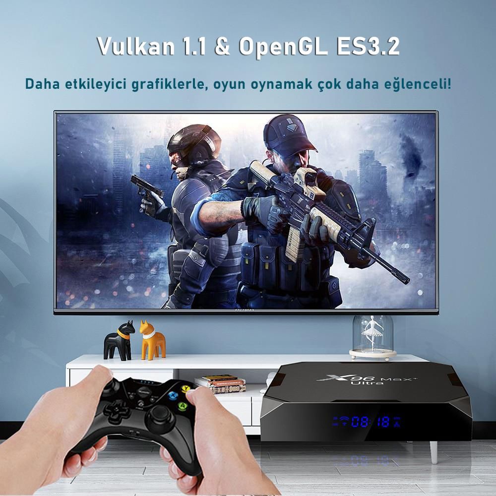 X96 Max + Android 9.0 Tv Box / Medya Oynatıcı 2gb Ram/16gb Rom Amlogic  S905x3 Fiyatı, Yorumları - Trendyol