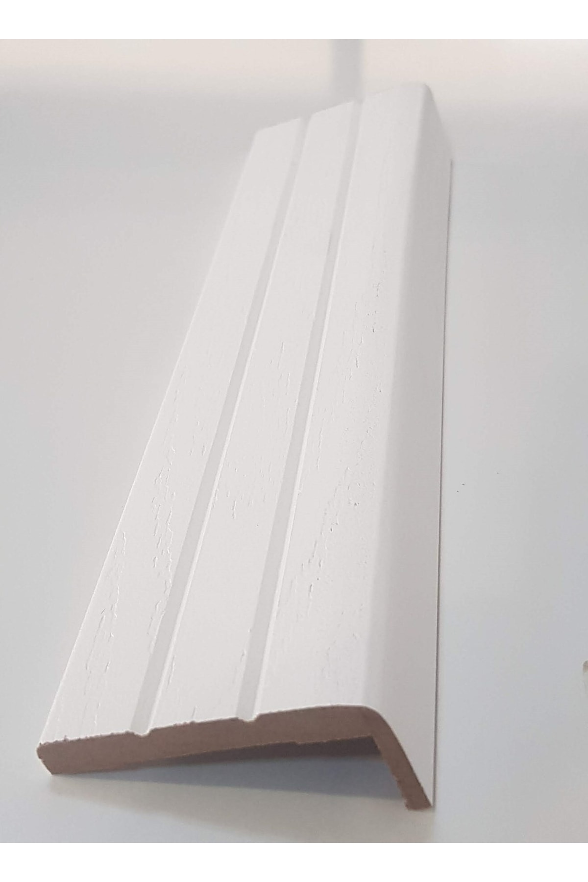NSP Amerikan Kapı Pervazı Beyaz Boyalı Oluklu 220cm 5'li