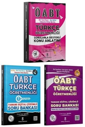 Öabt Türkçe Öğretmenliği Konu Soru Bankası 3 Lü Set - Enes Kaan Şahin Türkçe Öabt 9999050611227