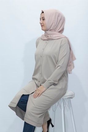 Büyük Beden Merserize Soğuk Rayon Iplik Perfect Düğmeli Hırka Triko Giy Çık Z7751