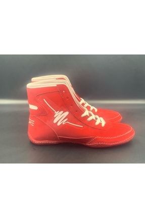 Güreş Ayakkabısı Güreş Ayakkabısı Kırmızı-Beyaz