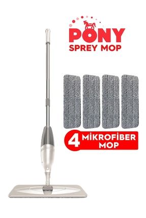 Sprey Mop 4 Mikrofiber Mop Set Krem 2003021