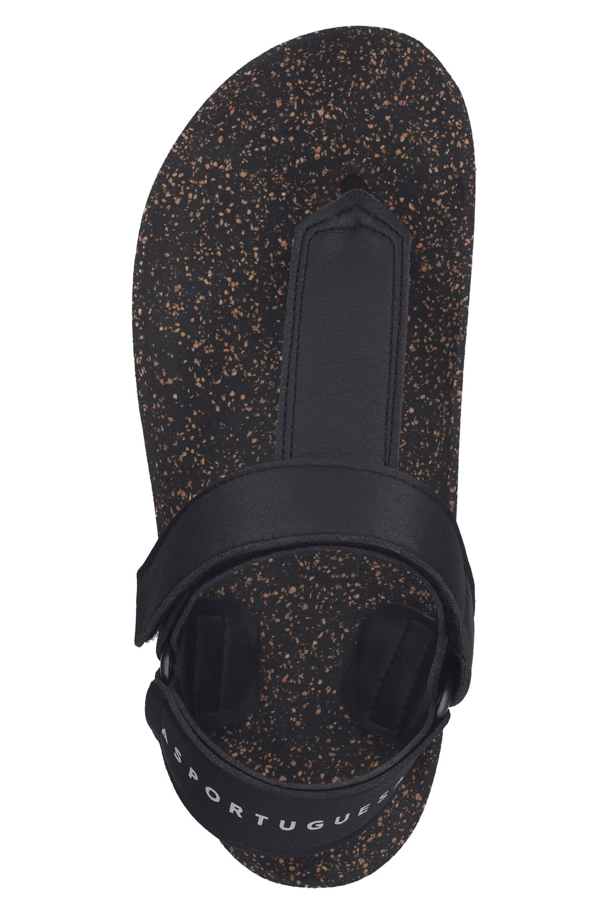 صندل زنانه مشکی Asportuguesas | 35501700075 اورجینال - تصویر 6