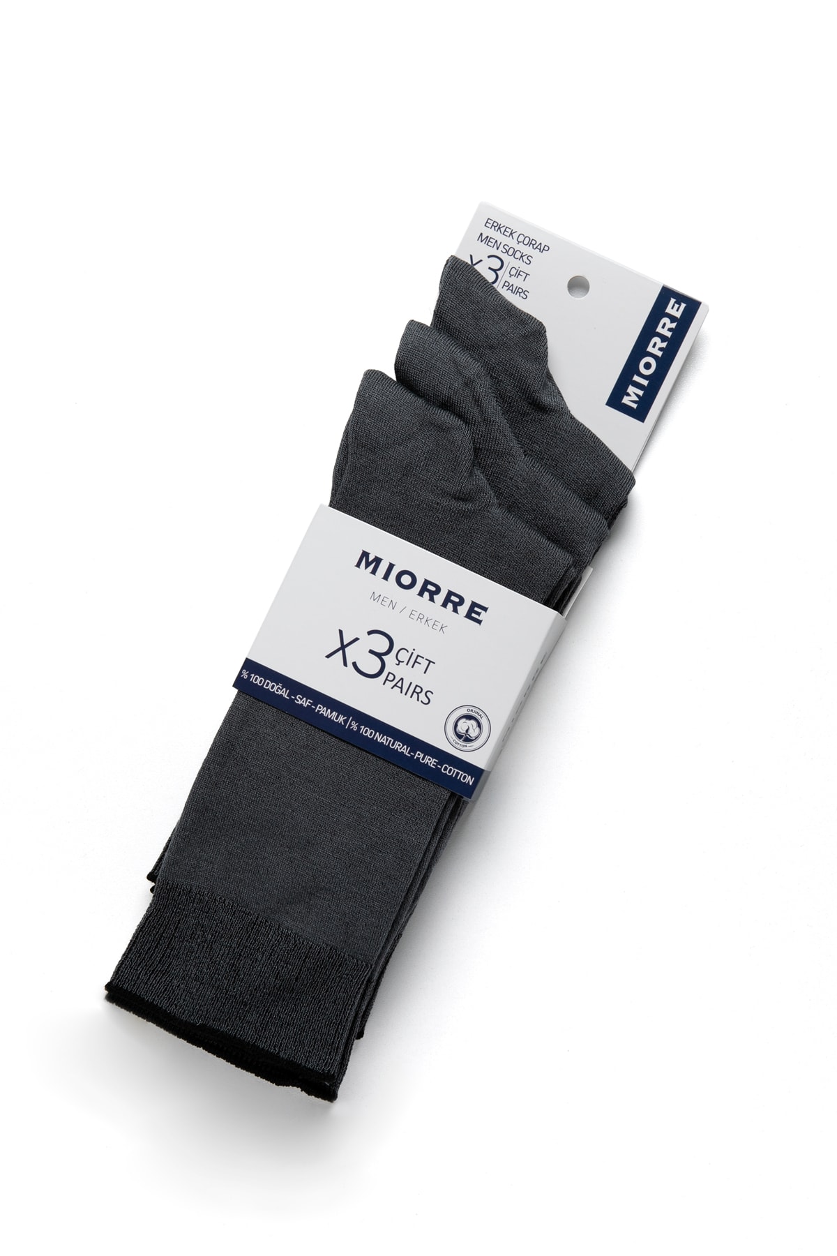 Miorre Socken Grau 3-teilig