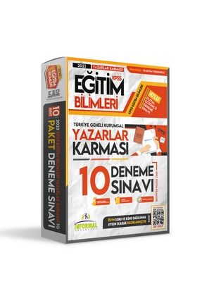 2023 Kpss Eğitim Bilimleri Yazarlar Karması Türkiye Geneli Kurumsal 10lu D. Çözümlü Paket Deneme eğitim10lu
