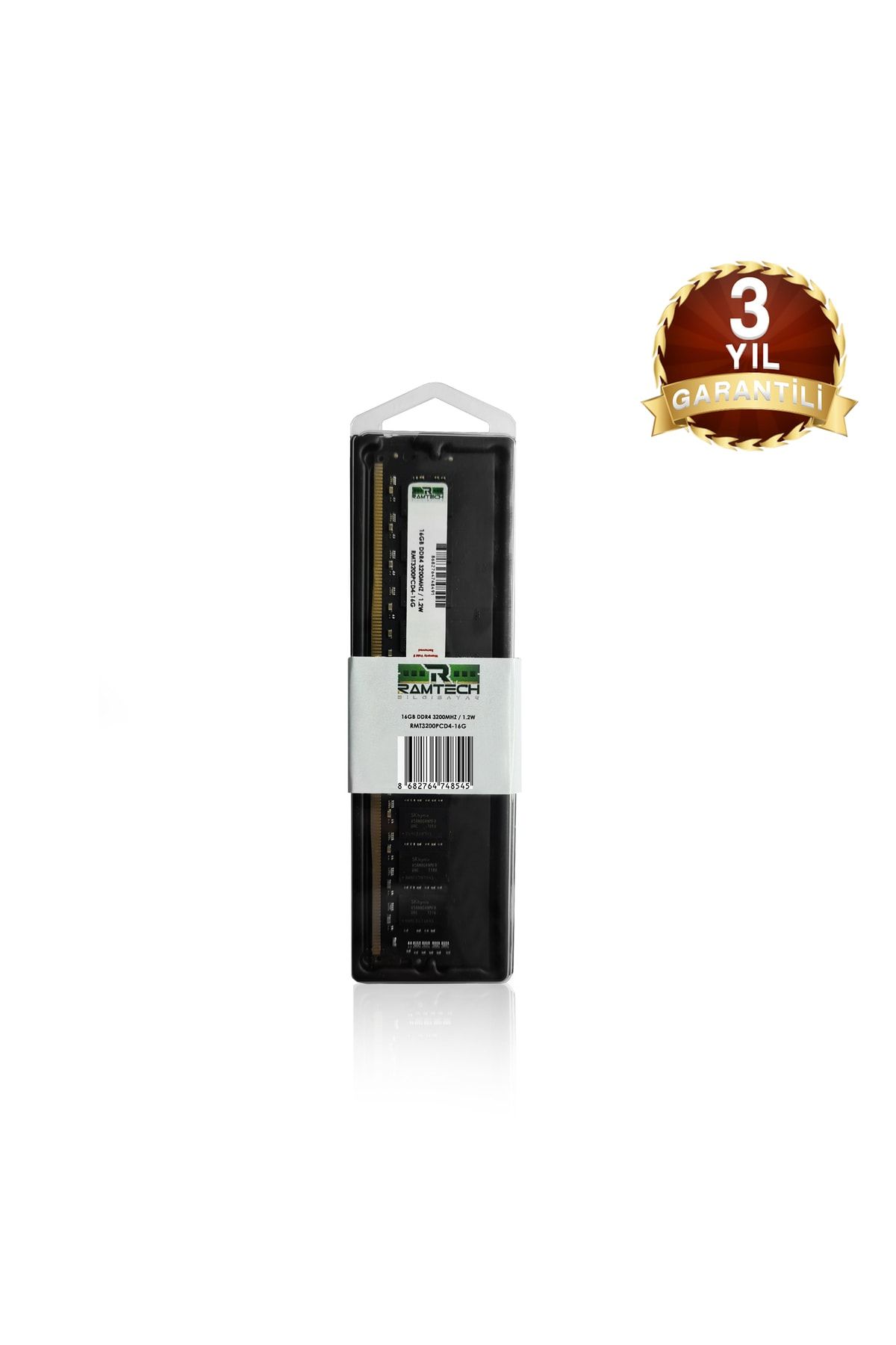 RAMTECH-16GB DDR4 3200 Mhz AMD and Intel Processors Compatible Desktop Ram 2
