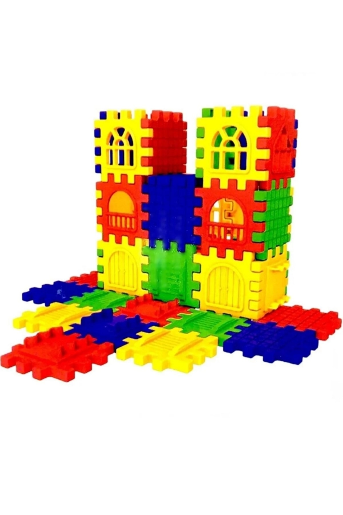 پازل ۱۲۸ تکه شهر سهبعدی، بلوکهای ساختمانی و طراحی آموزشی