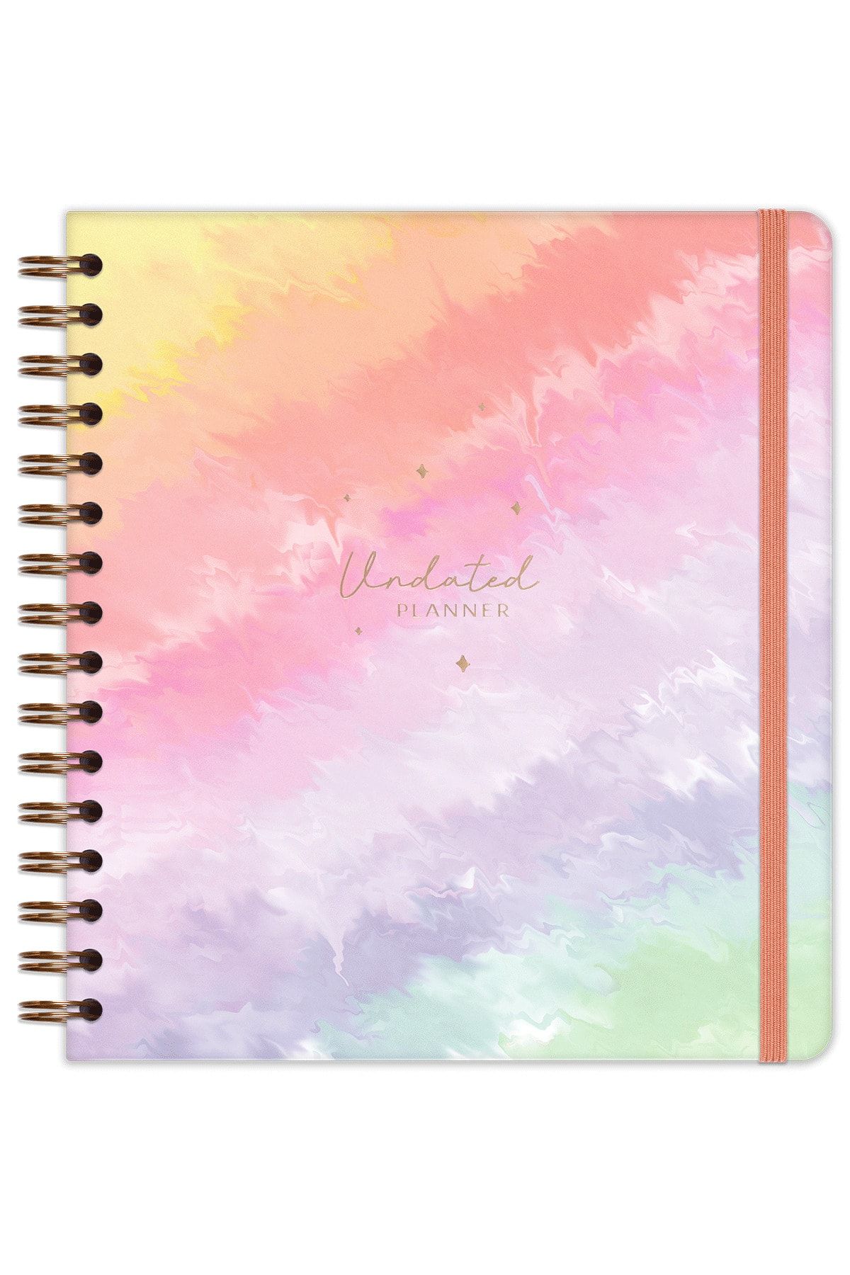 Matt Notebook-Indefinite Planner Square Agenda Rainbow 4