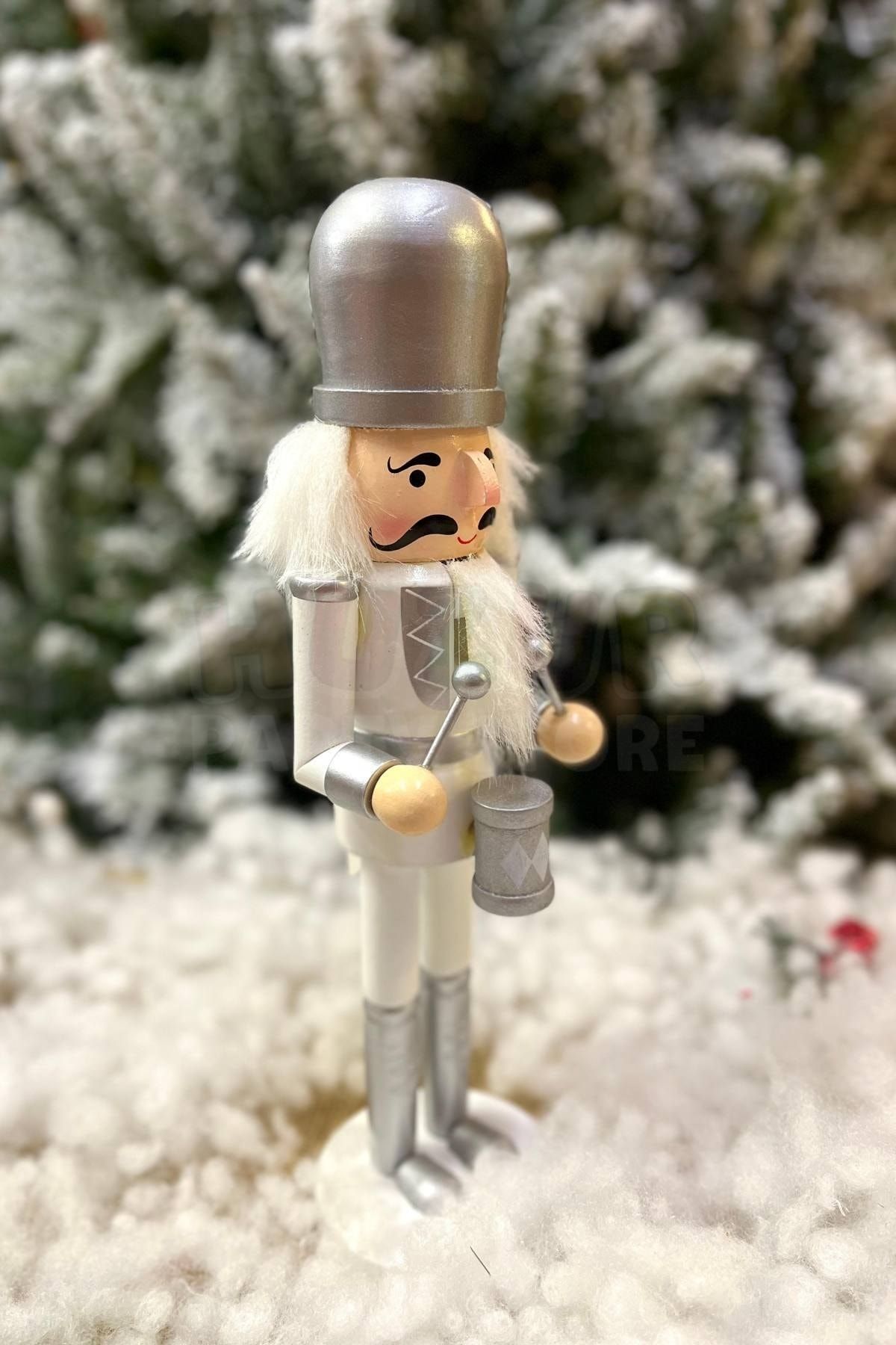 Silver discount nutcracker soldier