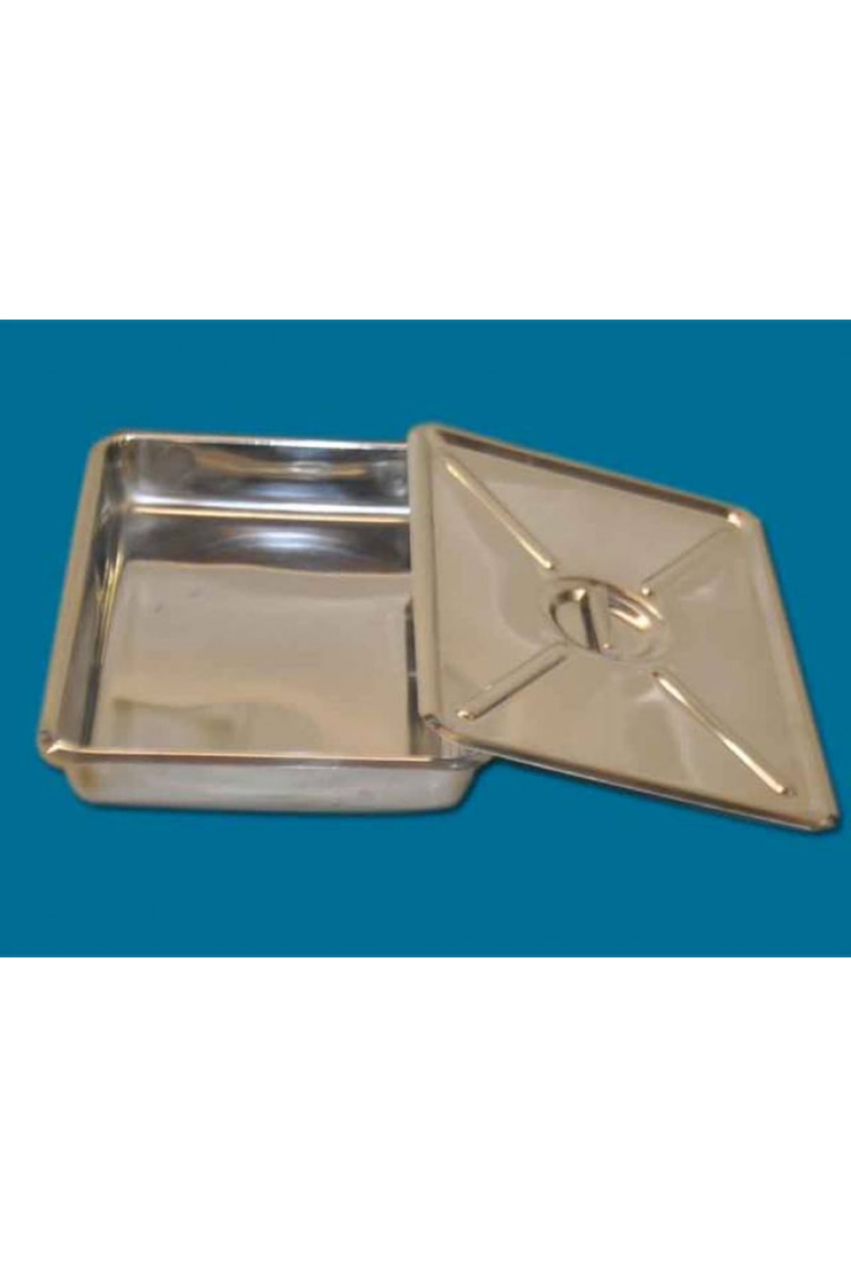 MEDİKAL Kapaklı Çelik Küvet 25cm