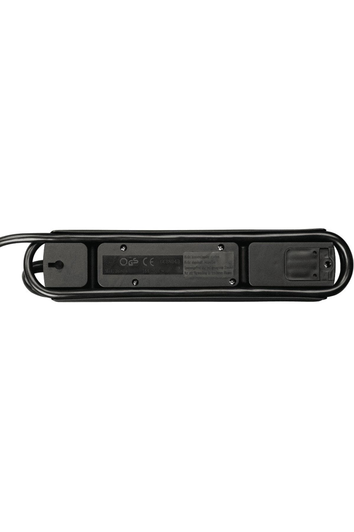 Hama-Tıdy-line 5-Piece Surge Protected Socket, Black 2