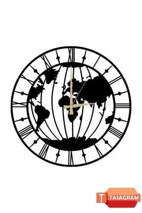 Dünya Saat Metal Duvar Saati saatdunya