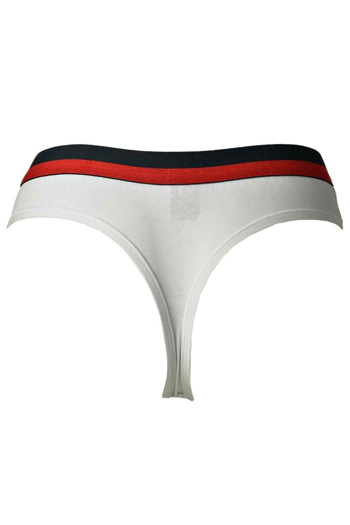 FILA-Damen String - Normal Bel, Logo-Bund, Pamuklu Streç, einfarbig, XS-XL 2