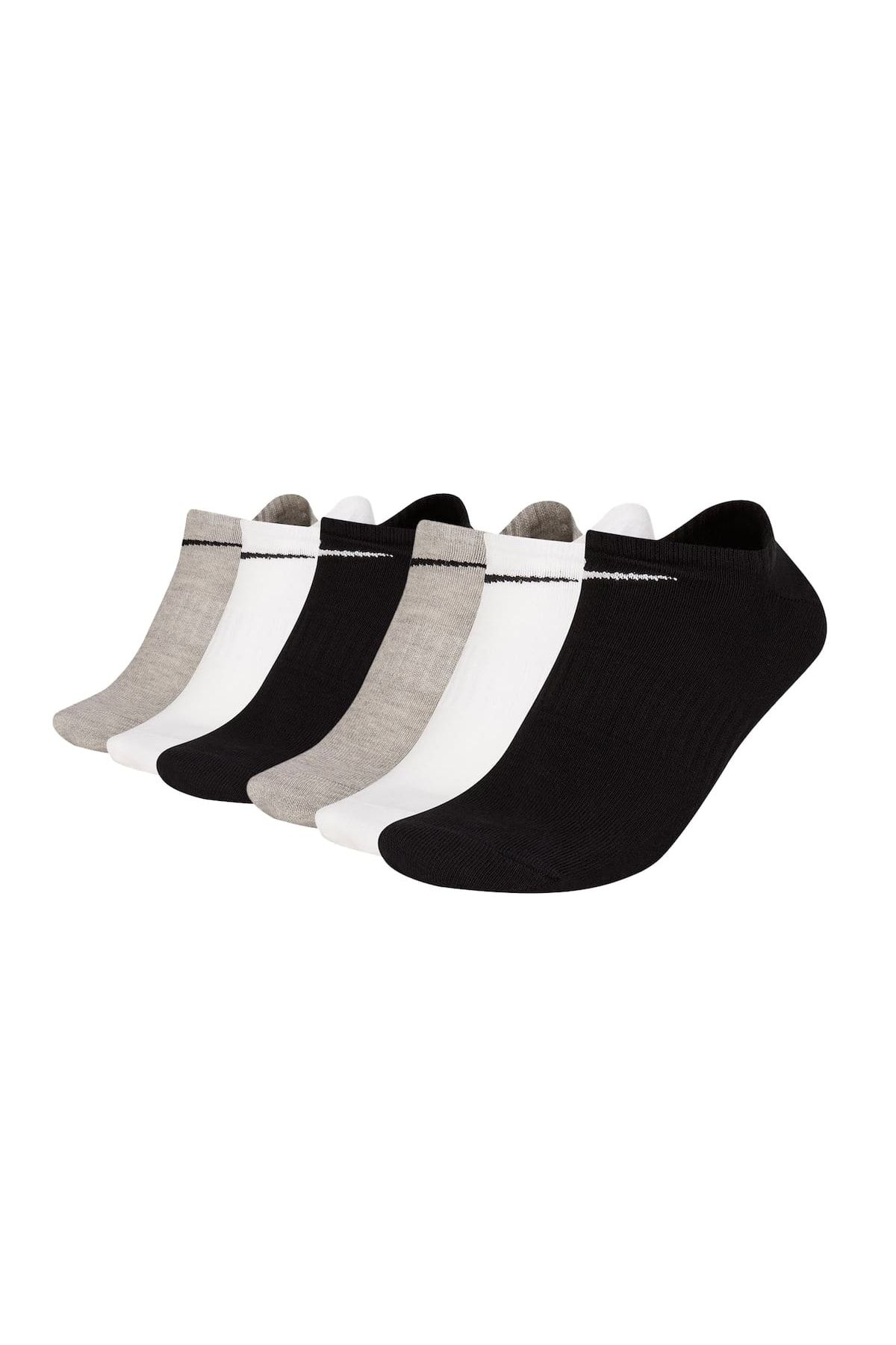 Nike-Unisex 6er Pack Sneaker Sportsocken - Everyday, Lightweight No Show, einfarbig 1