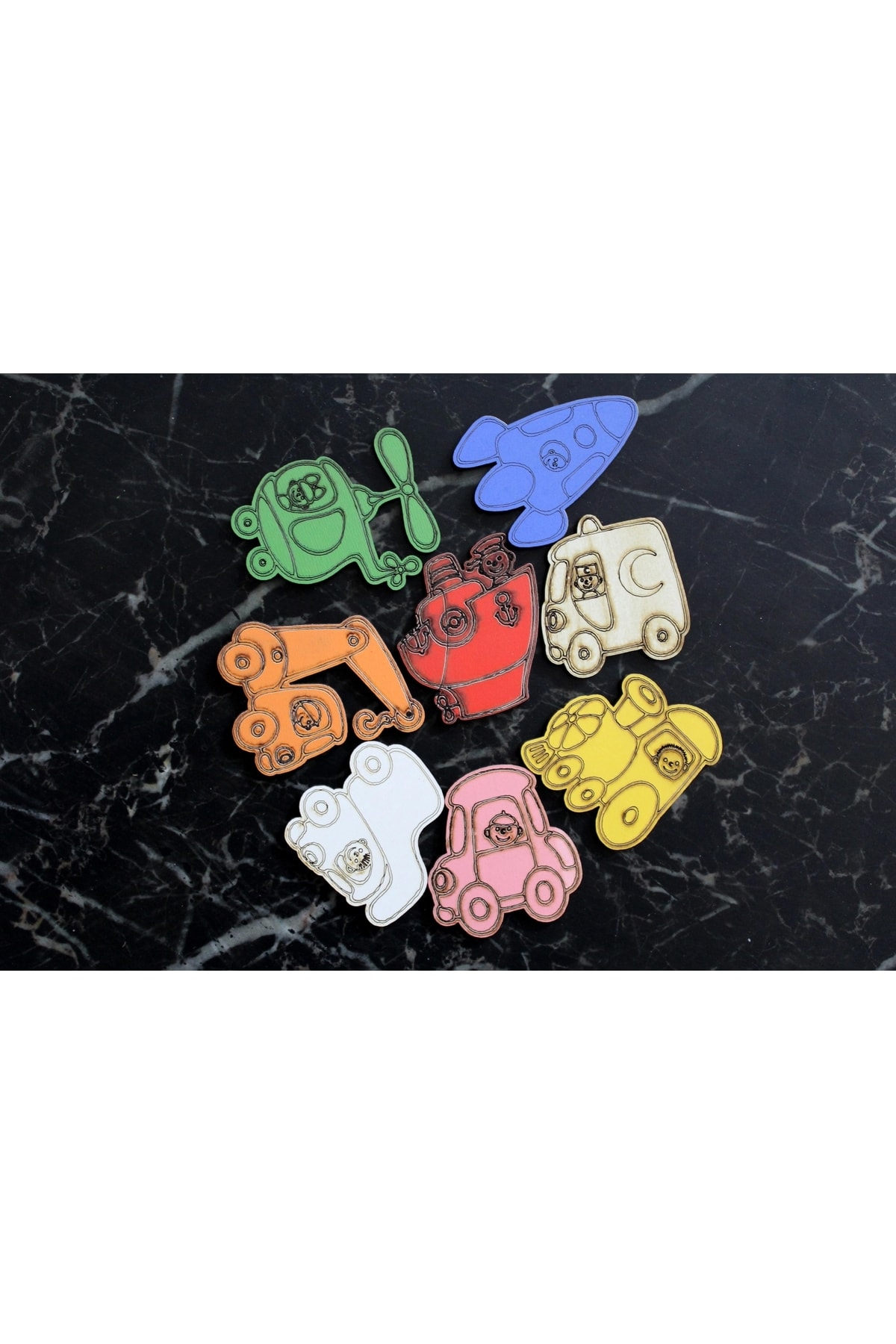 بازی آموزشی وسایل نقلیه چوبی مونتهسوری روش یافتن پلاگ