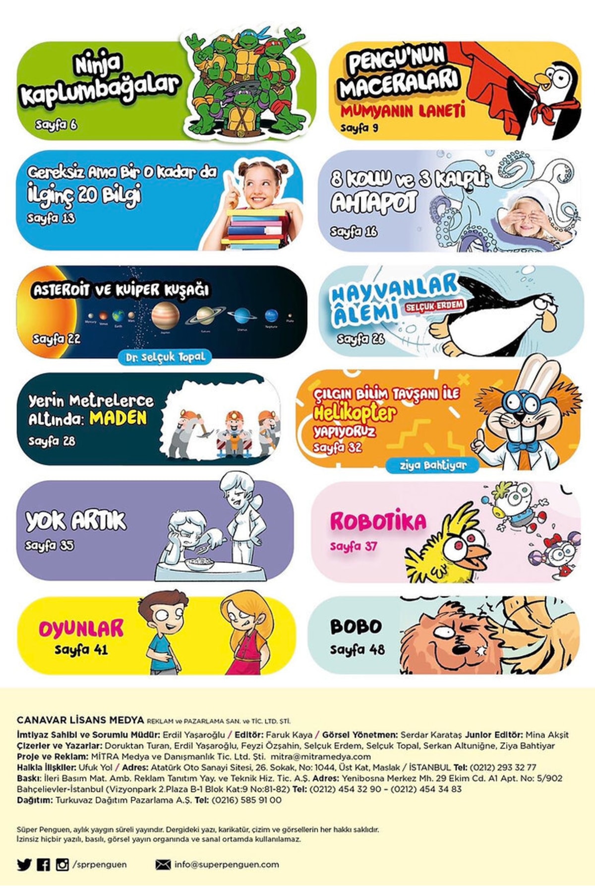Eski Sayı Çocuk Mizah Dergisi 94. Sayı 2