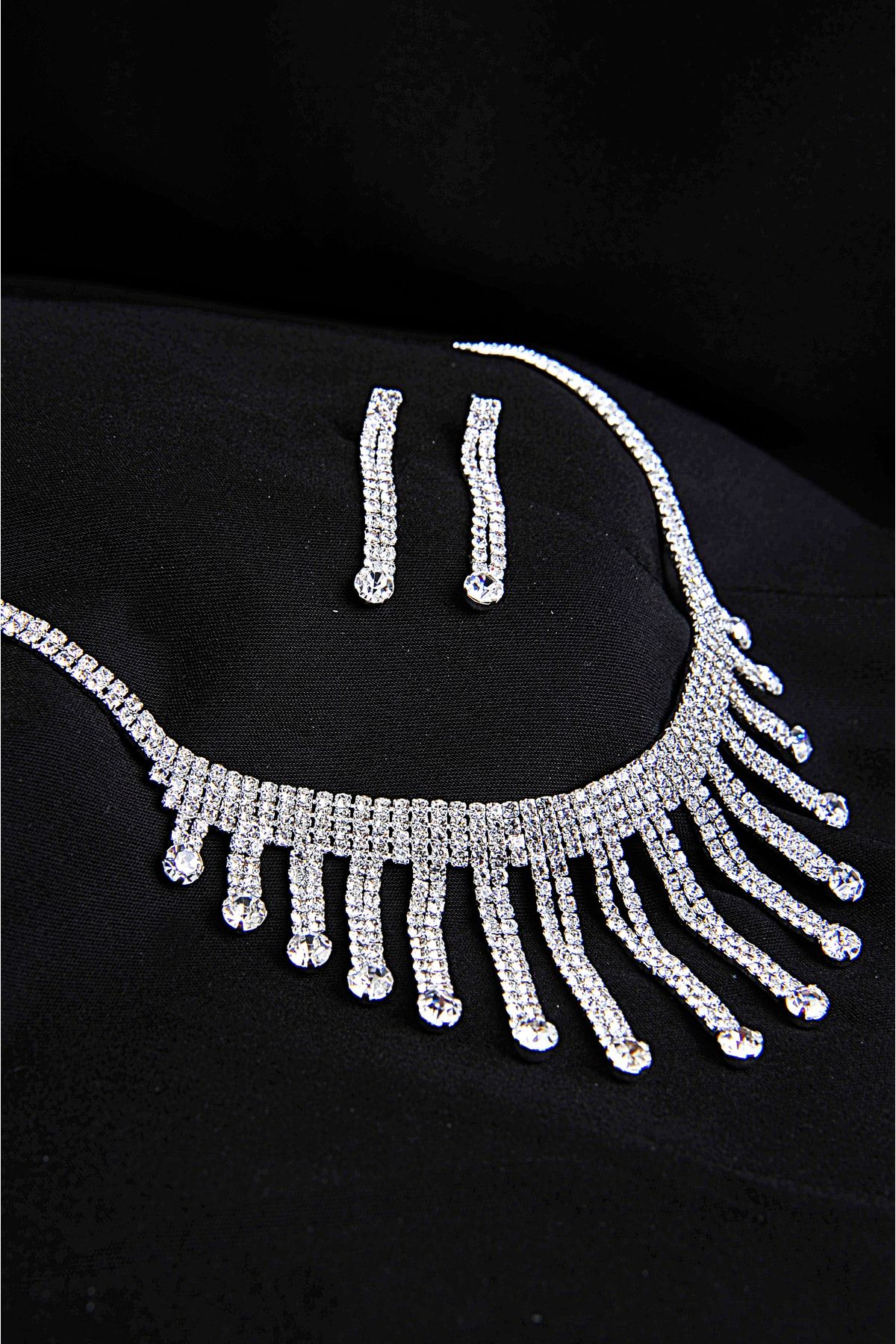 Silver plated hotsell necklace set
