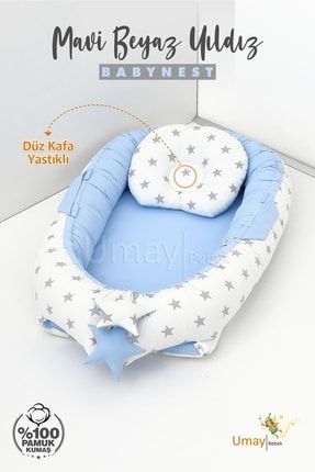 Bebek Uyku Yatağı 100% Pamuk 0-2 Yaş UMAY11