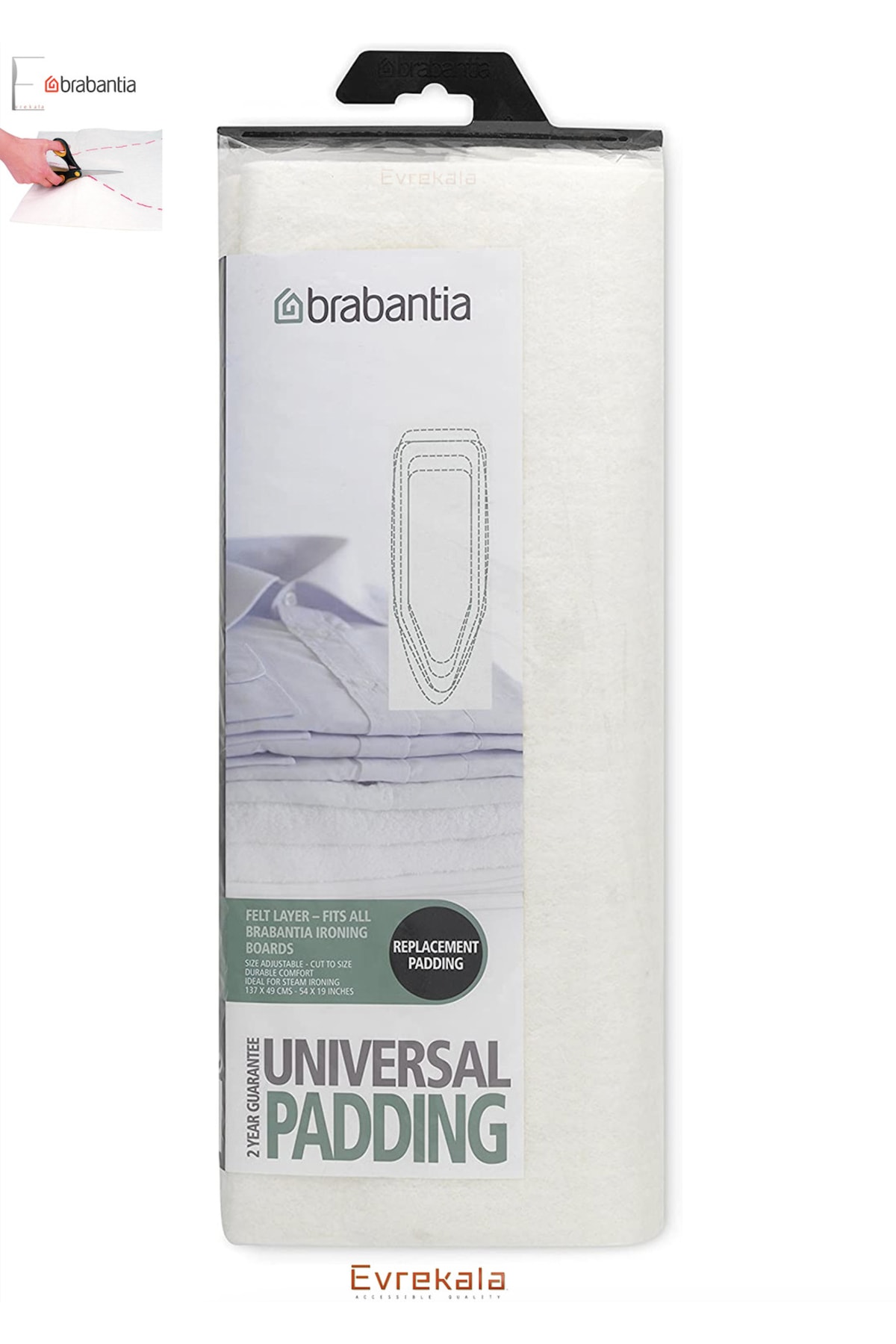 White Stage Shop Ironing Board Felt Coaster Adjustable Case