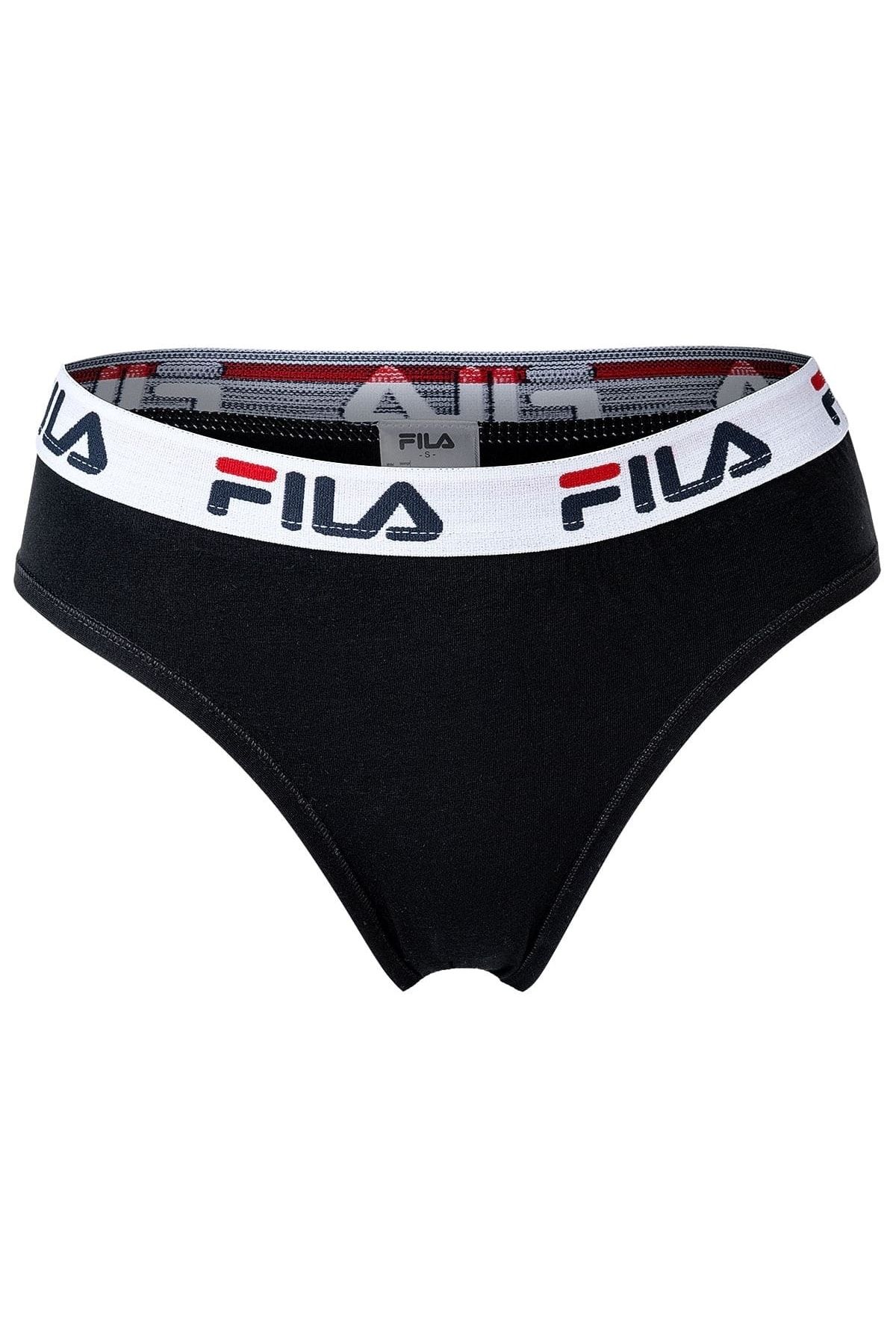 FILA-Damen Slip - 4er Pack Briefs, Logo-Bund, Cotton Stretch, einfarbig 2