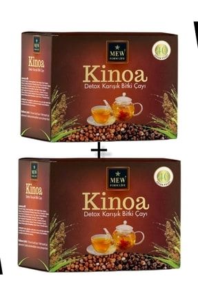 Kinoa Bitkisel Dedoxs Çayı 40 lı Süzen Poşet 2 Paket TMMTR11112