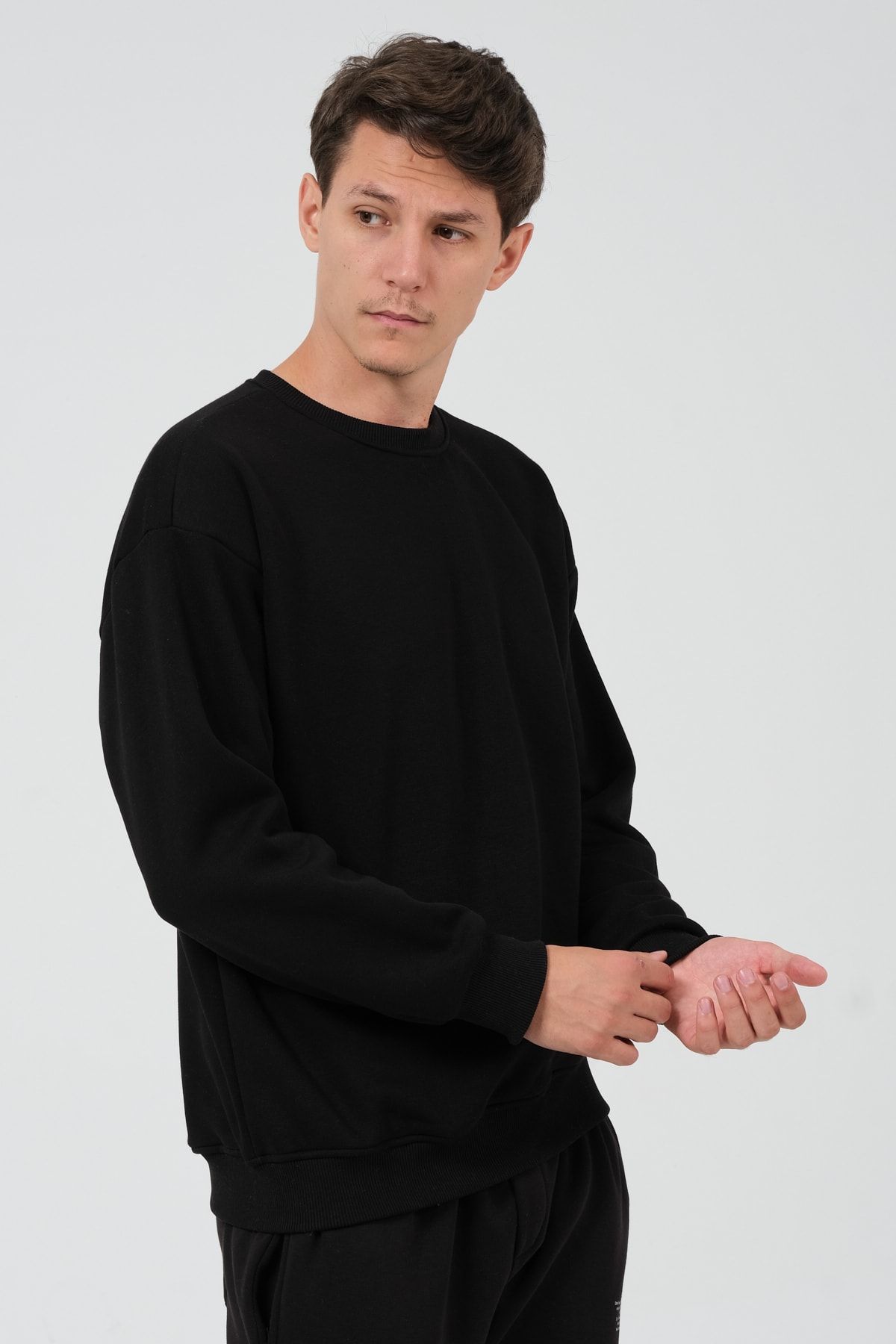 Fuzzy sweatshirt men hot sale