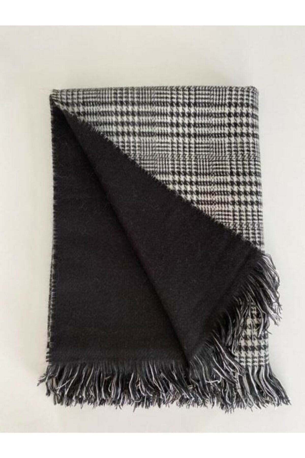 Makro Optik-Double Sided Soft Textured Shawl Scarf 3
