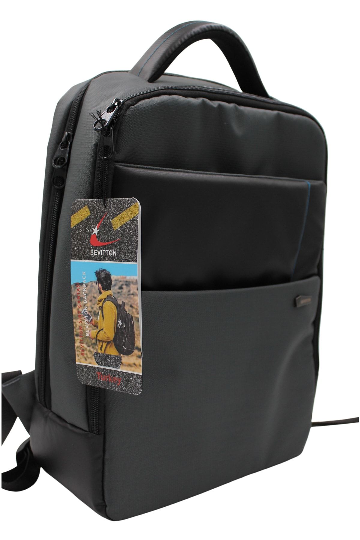 Bevitton Multifunctional Anti Shock Gray Laptop Backpack 9005