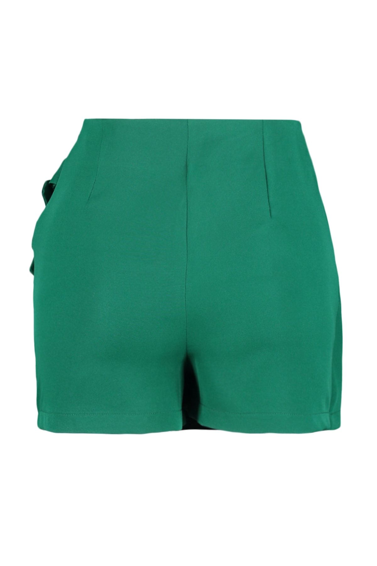 Dark green shop high waisted shorts