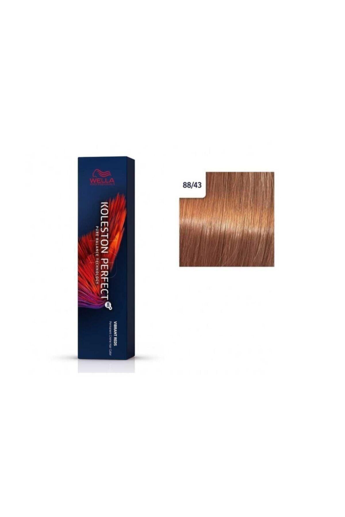 رنگ مو سفید مردانه و زنانه Koleston Perfect Reds 88 43 قرمز طلای دائمی 60 میل ... 11179 Wella