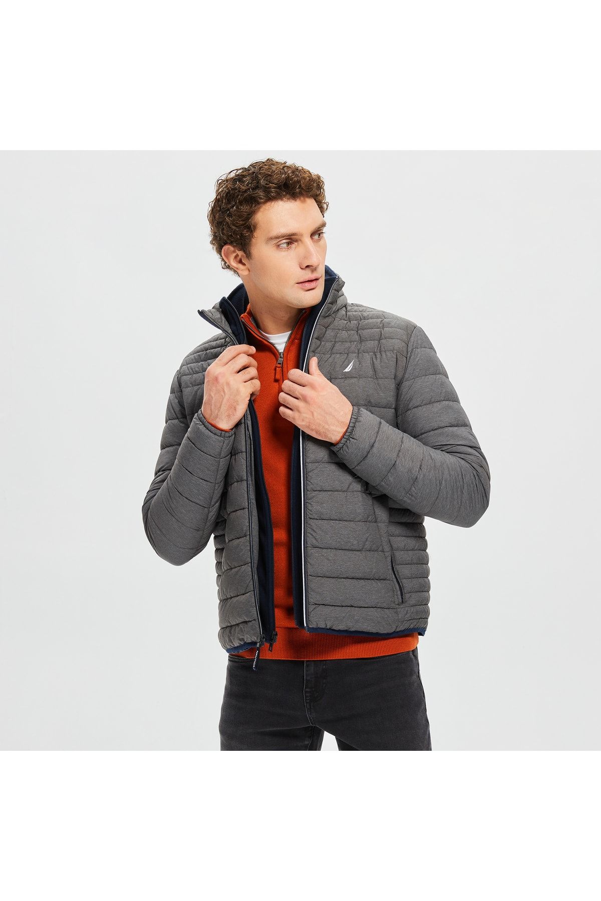 Nautica Erkek Gri Mont