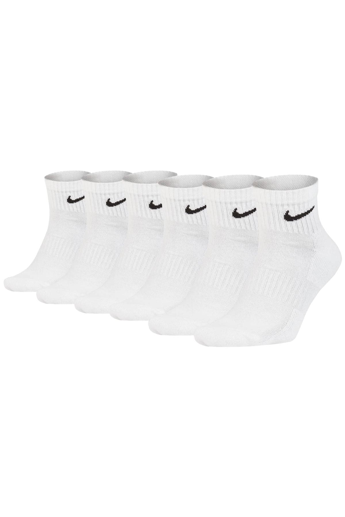 Nike-Unisex 6er Pack Sportsocken - Everyday, Cotton Cushioned Ankle, einfarbig 1
