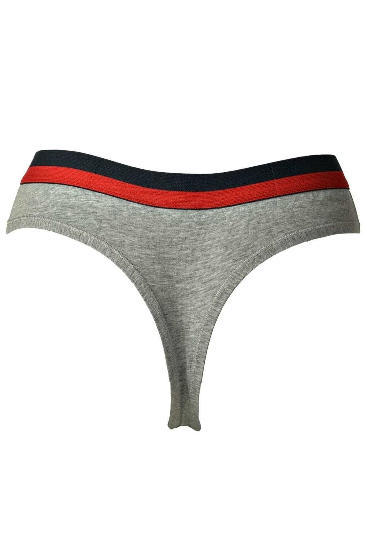 FILA-Damen String - Normal Bel, Logo-Bund, Pamuklu Streç, einfarbig, XS-XL 2