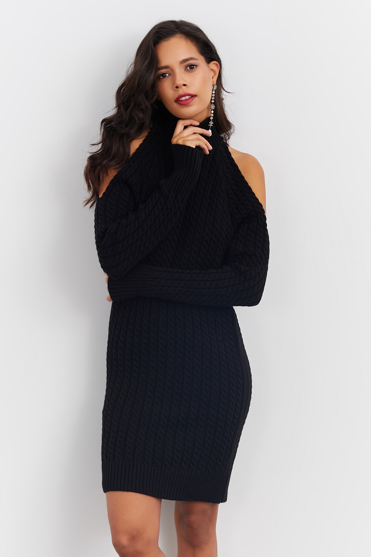 Cool & Sexy Kleid Schwarz A-Linie Fast ausverkauft