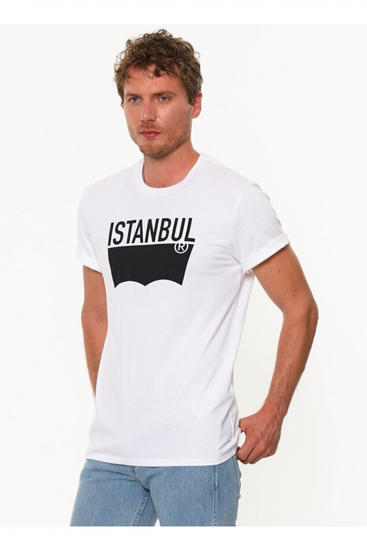 تی شرت لیوایز مردانه پنبه ای سفید  طرح دار Regular/رگولار    بیسیک Daily/روزانه | Levi's 21945-0017 - تصویر 3