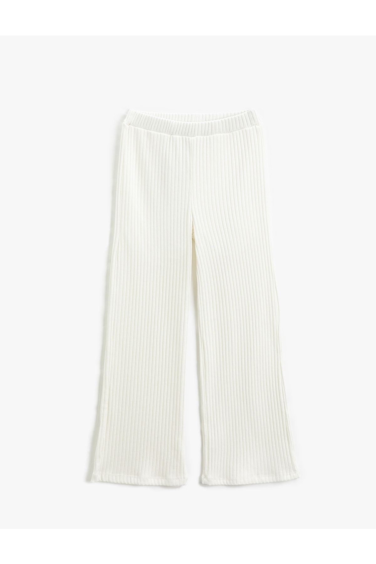 Koton Hose Weiß Wide Leg