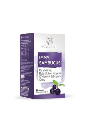 Immy Sambucus Beta Glukan-propolis 20 Kapsül 50254022